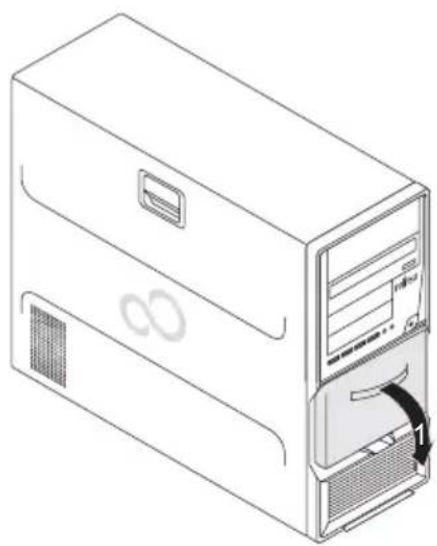FUJITSU Celsius R940 - Schutzgitterentfernen - 1