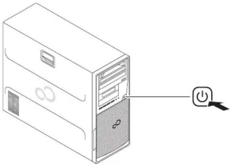 FUJITSU Celsius R940 - BildschirmundGeräteinschalten - 2