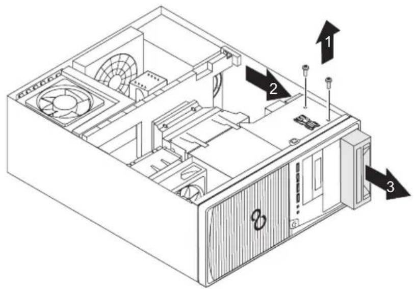FUJITSU Celsius R940 - BedienbaresLaufwerkausbauen - 1