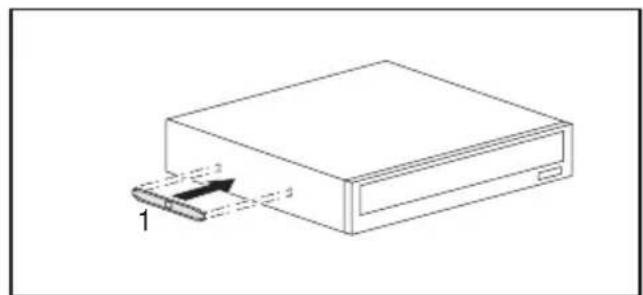 FUJITSU Celsius R940 - Laufwerksblechfür5 1/4-Zoll-Laufwerkanbringen - 2