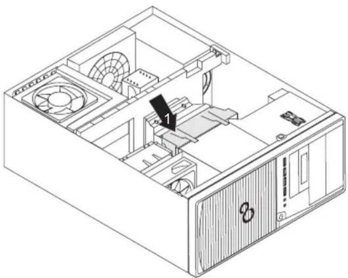 FUJITSU Celsius R940 - Festplattenlüftereinbauen - 1
