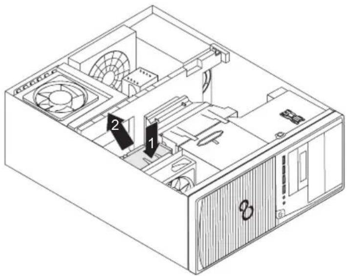 FUJITSU Celsius R940 - Kartenhalterausbauen - 1