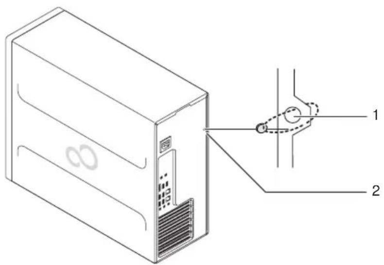 FUJITSU Celsius R940 - DiebstahlschutzundVerplomben - 1