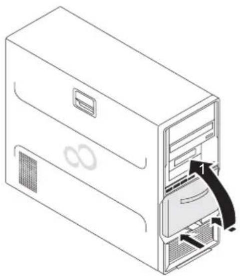 FUJITSU Celsius R940 - Schutzgitterbefestigen - 1