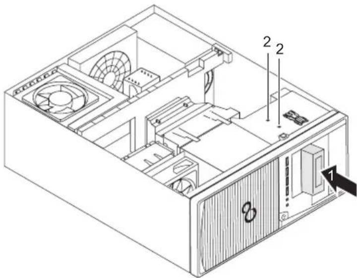 FUJITSU Celsius R940 - ModulhalterungmitLesegeräteinbauen - 1