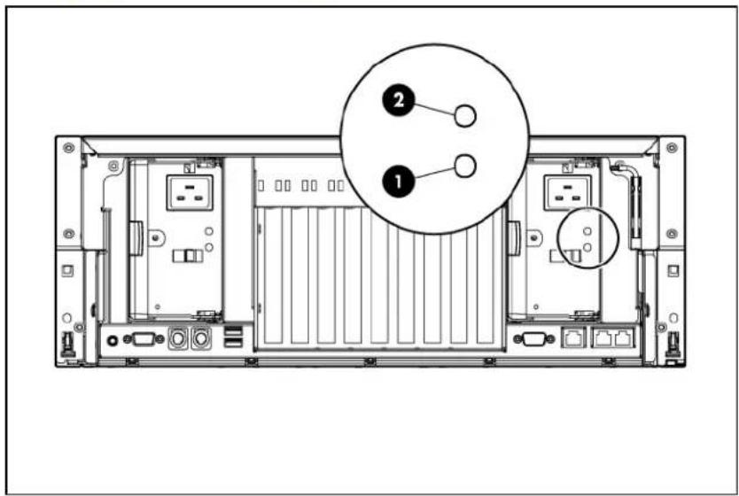 HP ProLiant DL585 G6 - Hot-plug power supply LEDs - 1