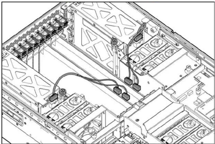 HP ProLiant DL585 G6 - Graphics card power cabling - 1