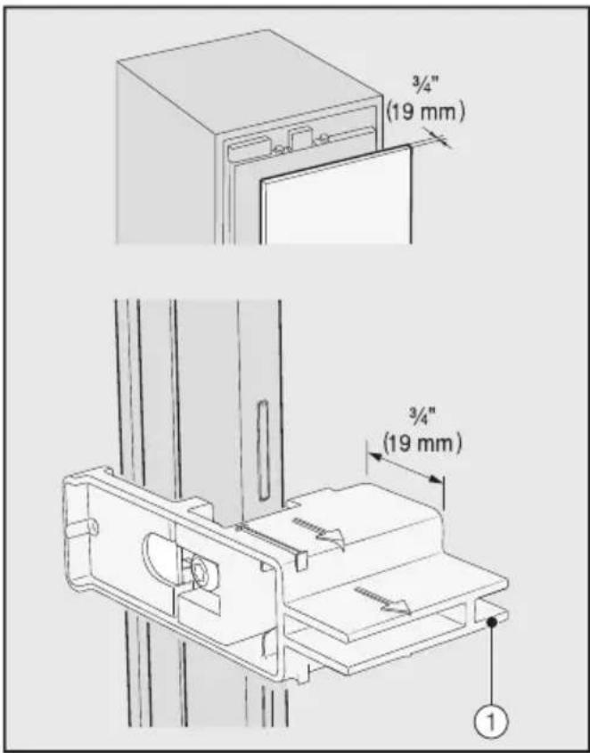 MIELE F 2671 Vi - Aligning the appliance - 1