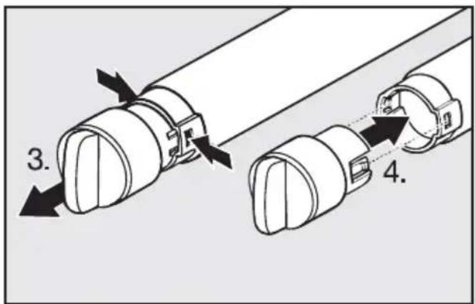 MIELE F 2671 Vi - Changing the water filter - 2