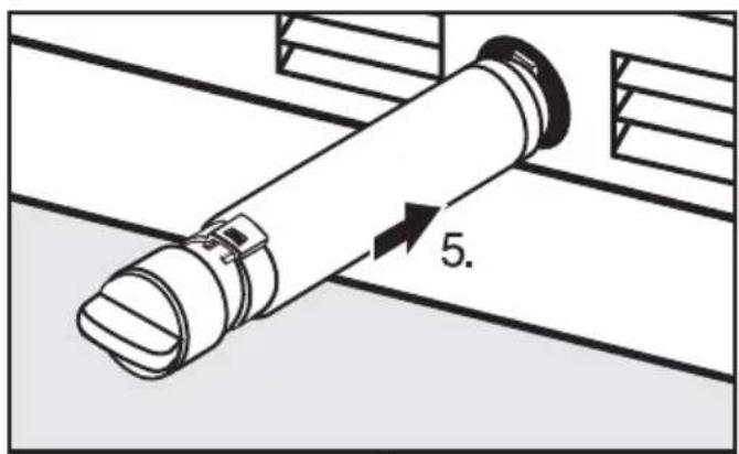 MIELE F 2671 Vi - Changing the water filter - 3
