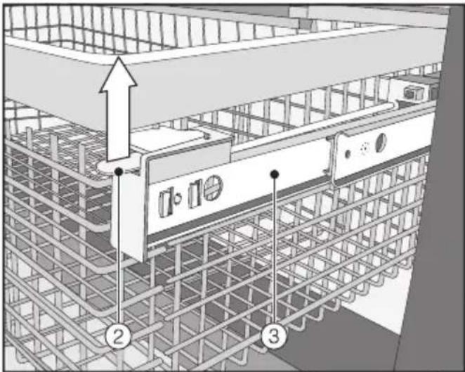 MIELE F 2671 Vi - Removing the freezer baskets - 1