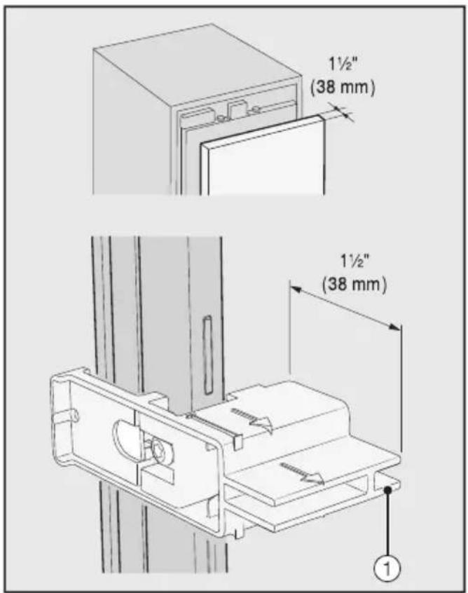 MIELE F 2671 Vi - Aligning the appliance - 2