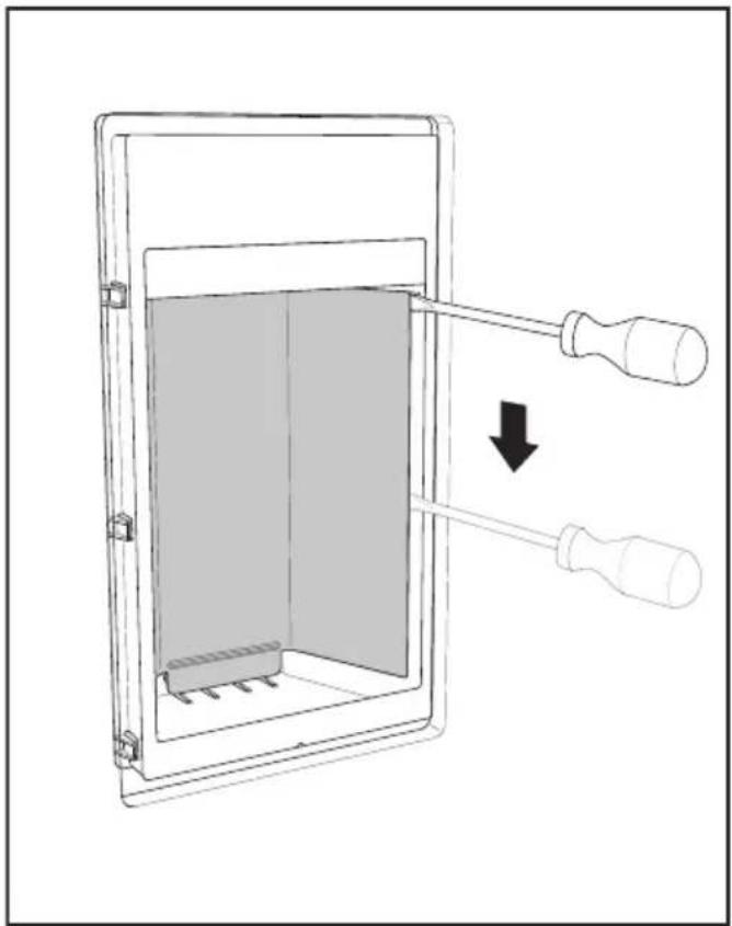 MIELE F 2671 Vi - Aligning the Ice/Water dispenser frame - 1