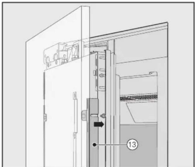 MIELE F 2671 Vi - Securing and aligning the cabi- net front - 4