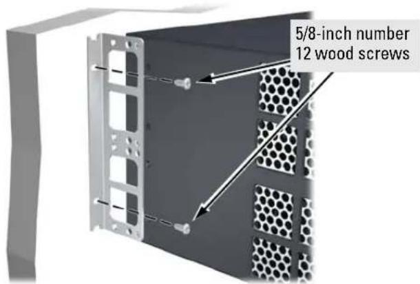 5/8-inch number 12 wood screws