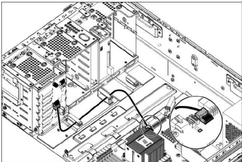 HP ProLiant ML350e G8 - LFF 5/6 drive cable option - 1