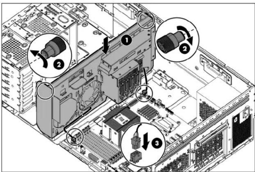 HP ProLiant ML350e G8 - LFF 5/6 drive cable option - 3