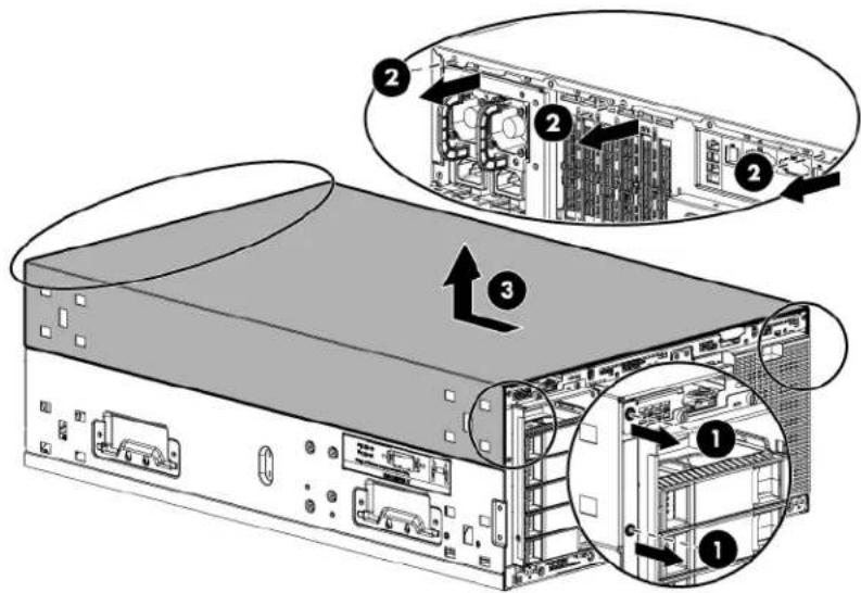 HP ProLiant ML350e G8 - Tower-to-rack conversion option - 3