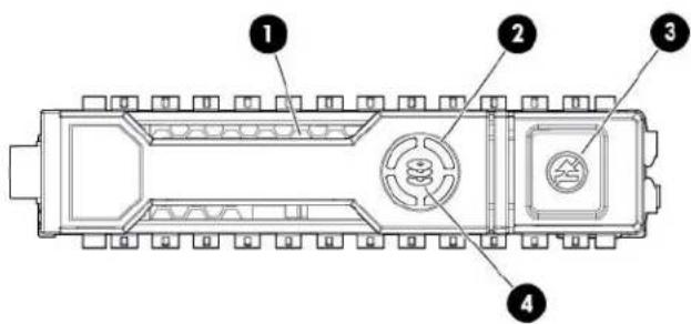 HP ProLiant ML350e G8 - Drive LED definitions - 1