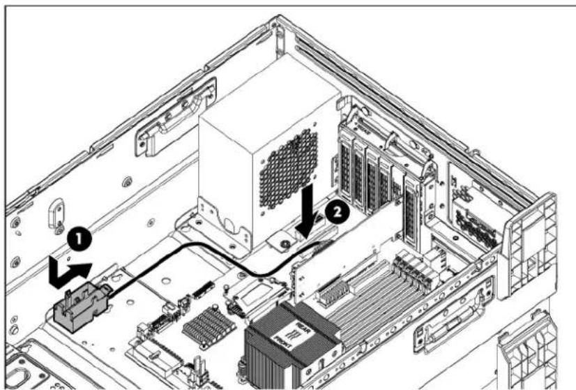 HP ProLiant ML350e G8 - To install the component: - 2