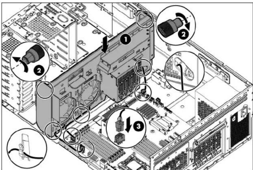 HP ProLiant ML350e G8 - To install a processor: - 11