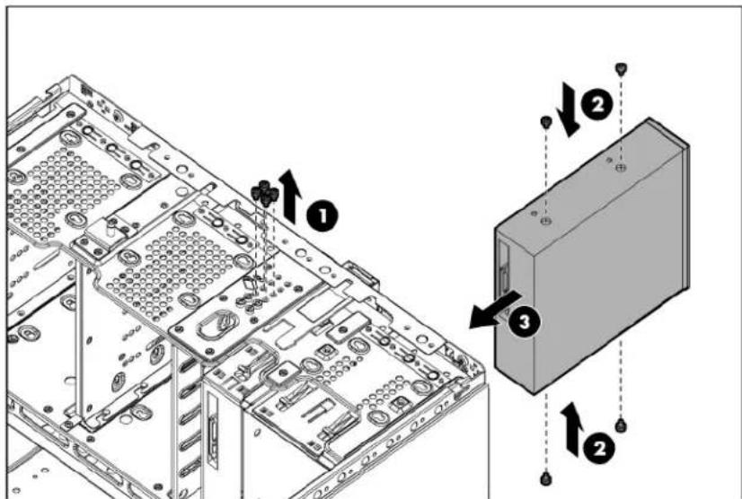 HP ProLiant ML350e G8 - Optical drive option - 3