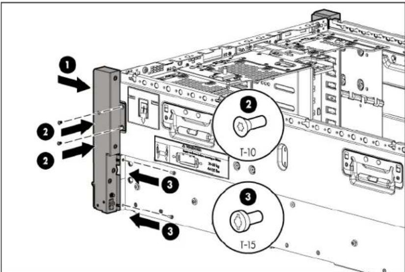 HP ProLiant ML350e G8 - Tower-to-rack conversion option - 6
