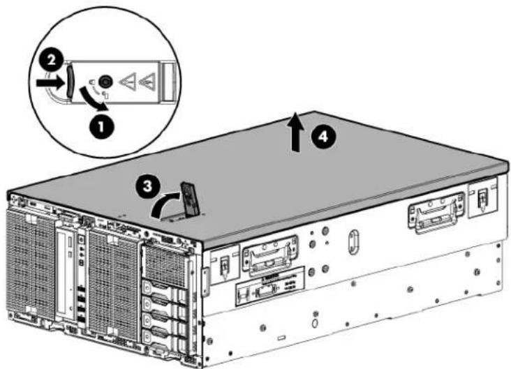 HP ProLiant ML350e G8 - Tower-to-rack conversion option - 5