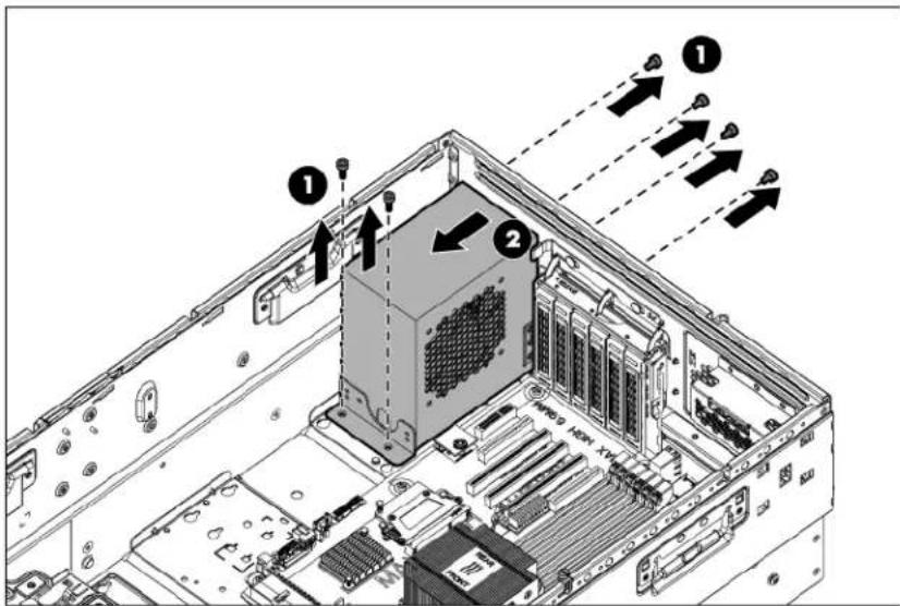 HP ProLiant ML350e G8 - Preparing the server for installation - 3