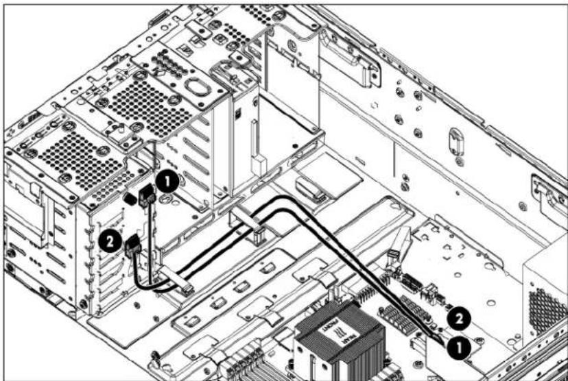 HP ProLiant ML350e G8 - To install the component: - 1