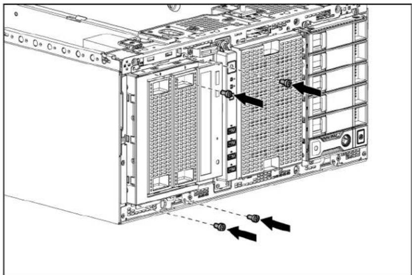 HP ProLiant ML350e G8 - Optical drive cage option - 3