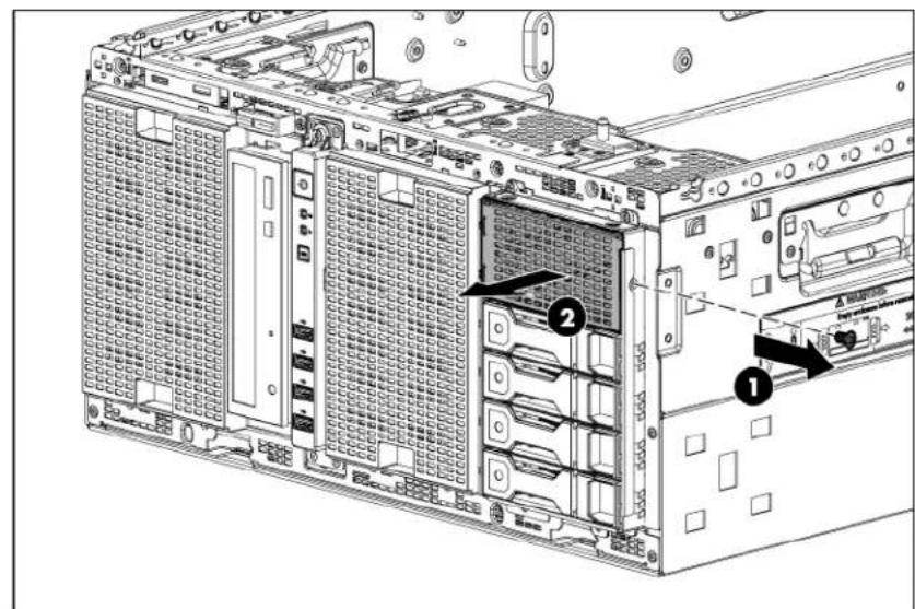 HP ProLiant ML350e G8 - LFF 5/6 drive cable option - 4