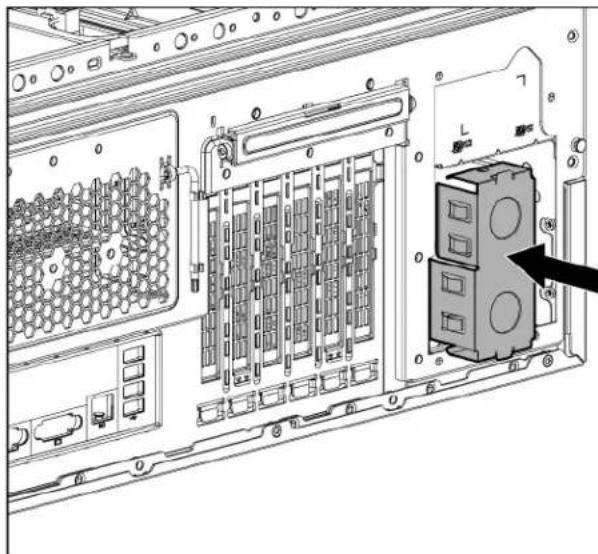 HP ProLiant ML350e G8 - Installing the RPS Enablement Kit - 2
