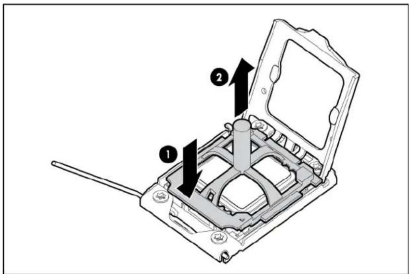HP ProLiant BL680c G7 - Installing a processor option (A-side) - 7