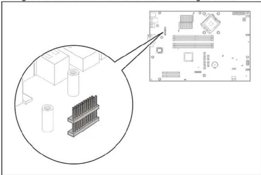 HP ProLiant DL120 G5 - Lights-Out 100c remote management card - 1