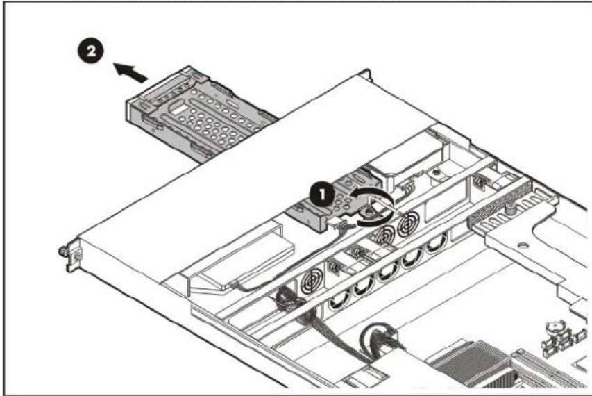 HP ProLiant DL120 G5 - To install a hard drive: - 3