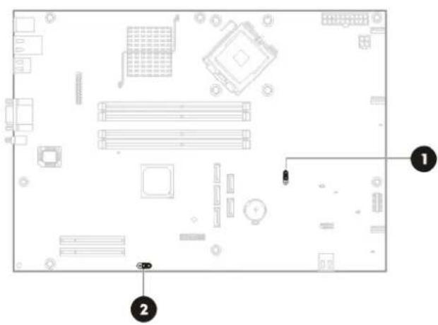 HP ProLiant DL120 G5 - System jumpers - 1