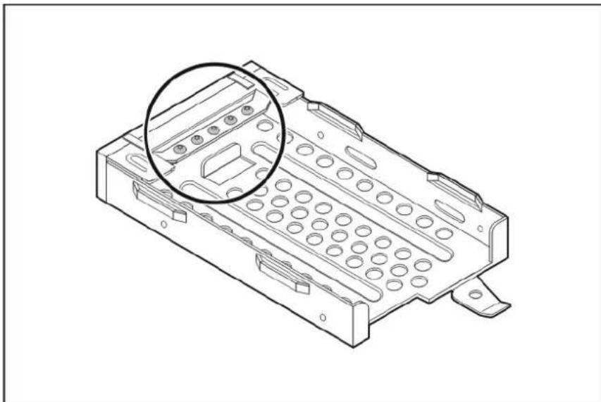 HP ProLiant DL120 G5 - Guidelines for installing hard drives - 1