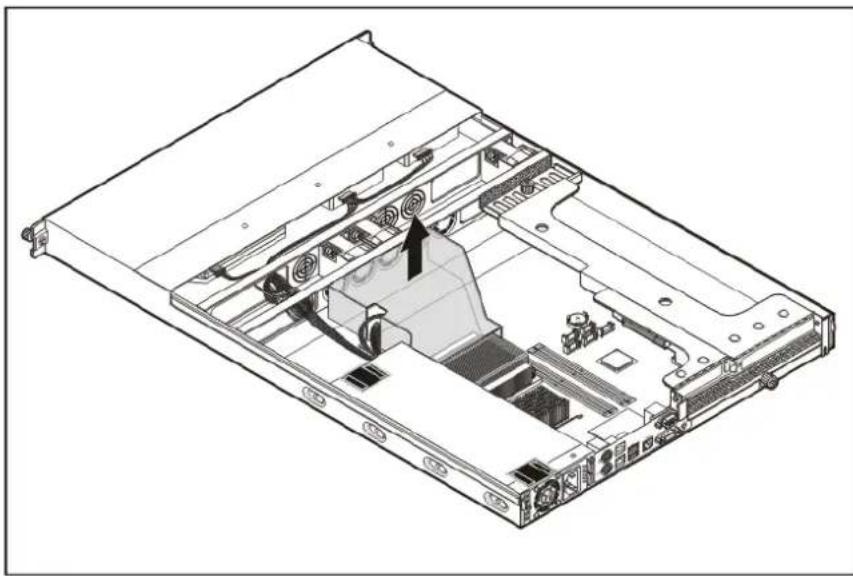 HP ProLiant DL120 G5 - To remove the heat sink: - 1