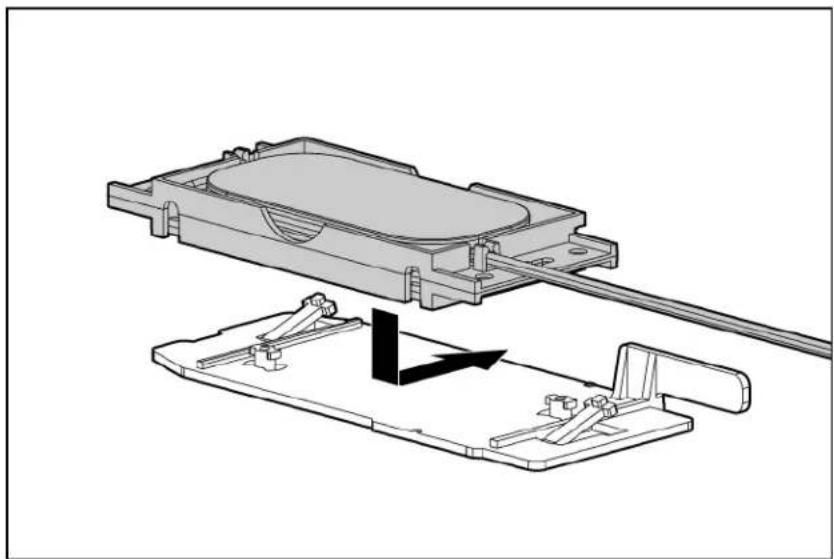 HP ProLiant DL365 G5 - Upgrading an HP Smart Array E200i Controller cache module and battery pack - 4