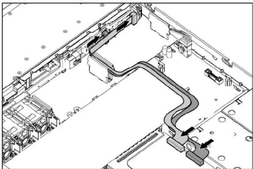 HP ProLiant DL365 G5 - Using a PCI SAS or SATA array controller to support six hard drives - 2