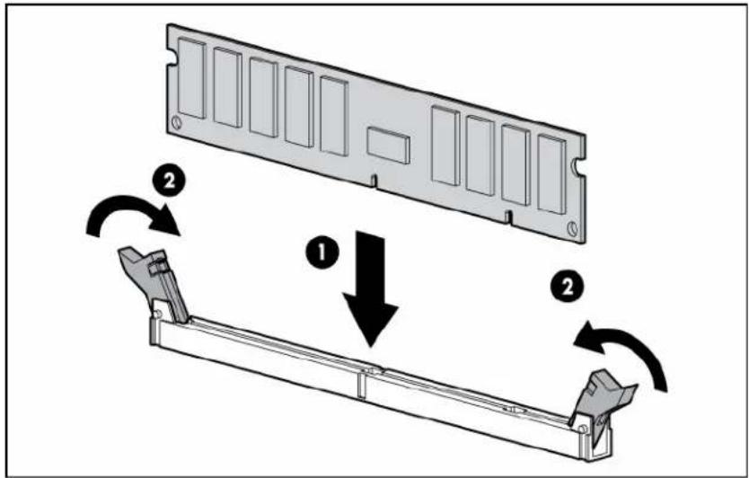 HP ProLiant DL365 G5 - Installing DIMMs - 1