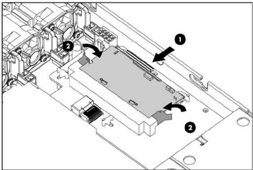 HP ProLiant DL365 G5 - Upgrading an HP Smart Array E200i Controller cache module and battery pack - 2