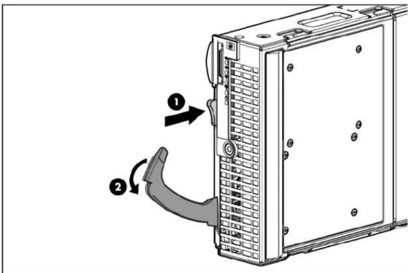 HP ProLiant BL280c G6 - Installing a server blade - 5