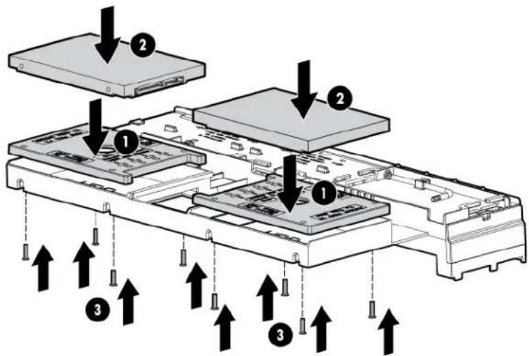 HP ProLiant BL280c G6 - Hard drive option - 4