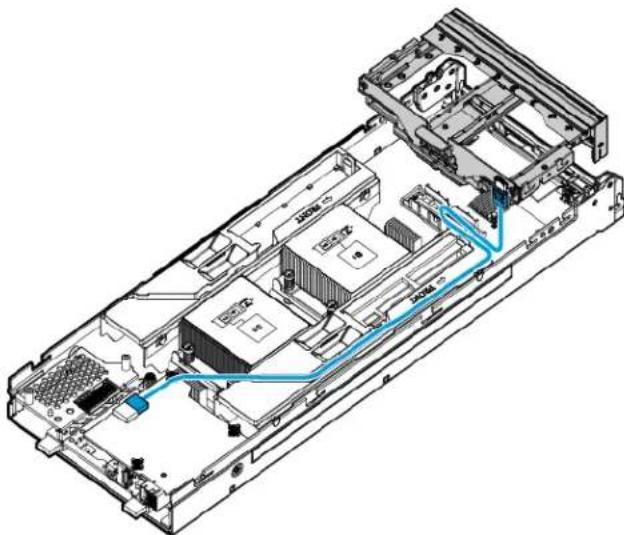 HP Synergy 480 G9 - HPE Smart Array P542D Controller cabling - 1