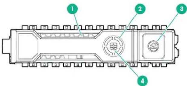 HP Synergy 480 G9 - Hot-plug drive LED definitions - 1