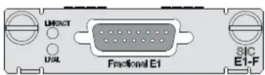 UHAC UAL Fractional E1 SIC E1-F