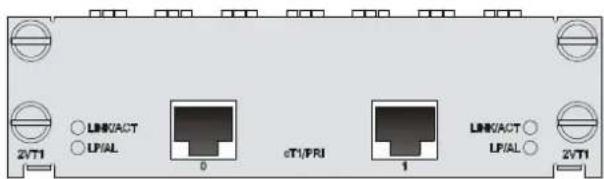 LINK/ACT UP/AL 0 cT1/PRI 1 LINK/ACT UP/AL 2VTI 2VTI