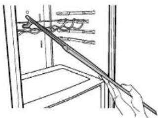 LG GW-B489SQQW - Removable Glass Shelf - 4